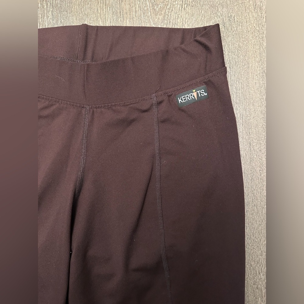 KERRITS BROWN HORSEBACK RIDING LEGGINGS - Size Large SKU:557 - Picture 3 of 8